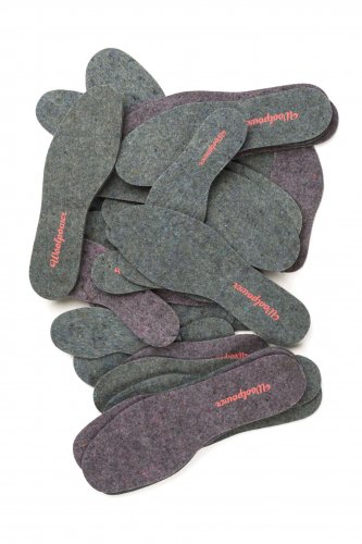 Woolpower Felt Insoles - Recycled Grey