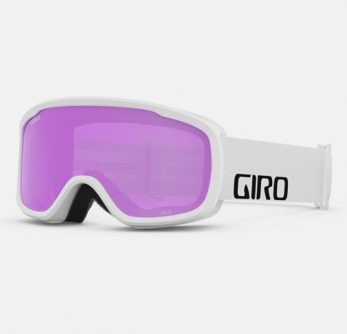 Giro Cruz Goggle - White Wordmark/Amber Pink