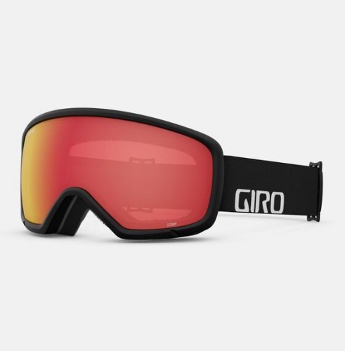 Giro Stomp Goggle - Black Wordmark/Amber Scarlet