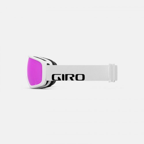 Giro Junior Stomp Goggle - White Wordmark/Amber Pink