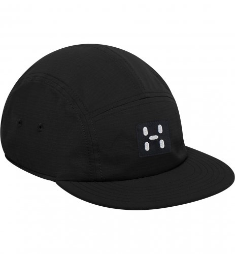 Haglöfs Brand Five Panel Cap - True Black Solid