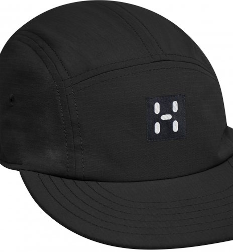 Haglöfs Brand Five Panel Cap - True Black Solid