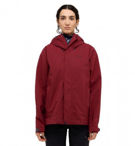 Haglöfs Breeze Proof Jacket Women - Carmine Red