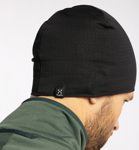 Haglöfs Fanatic Print Beanie - True Black/Magnetite