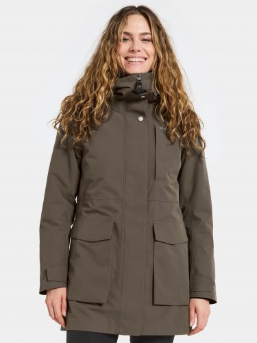 Didriksons Harriet Womens Parka - Mocha Brown