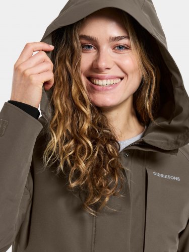 Didriksons Harriet Womens Parka - Mocha Brown