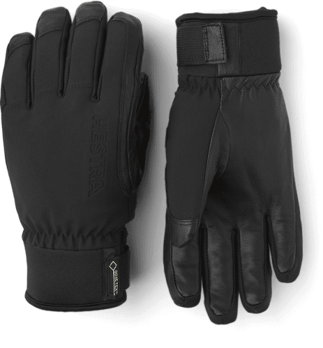 Hestra Alpine Short Gore-Tex 5-Finger - Black