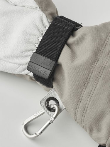 Hestra Army Leather Heli Ski 5-finger - Khaki