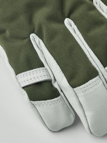 Hestra Army Leather Heli Ski 5-finger - Olive