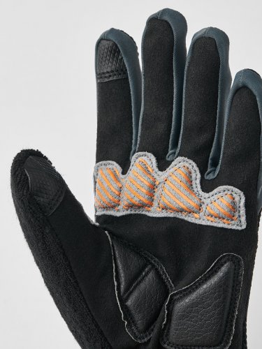 Hestra Bike Guard Jr Long 5 Finger - Svart