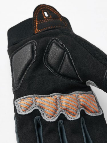 Hestra Bike Guard Jr Long 5 Finger - Svart