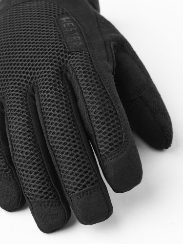 Hestra Bike Long Sr 5 Finger - Svart/Svart