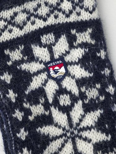 Hestra Kids Nordic Mitten - Navy / Offwhite