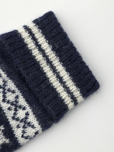 Hestra Kids Nordic Mitten - Navy / Offwhite