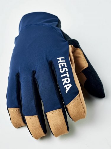 Hestra Spiro Long - 5 Finger - Navy / Tan