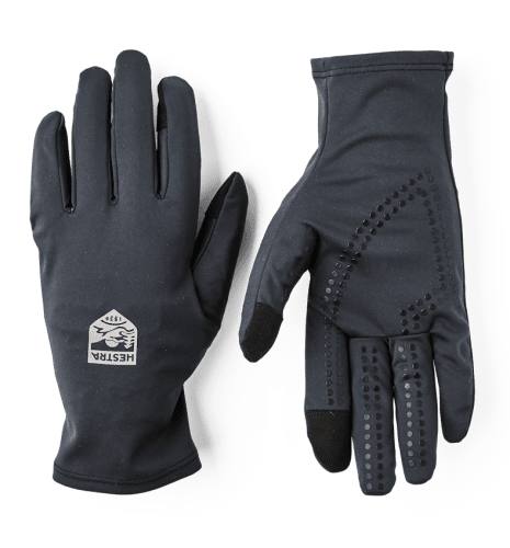 Hestra Windbreaker Liner Light 5 Finger - Svart
