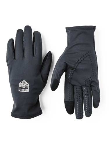 Hestra Windbreaker Liner Light 5 Finger - Svart
