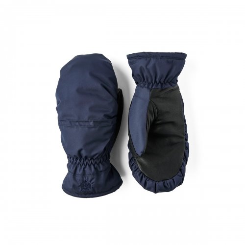 Hestra Women's Primaloft Leather Mitt - Navy