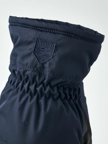 Hestra Women's Primaloft Leather Mitt - Navy