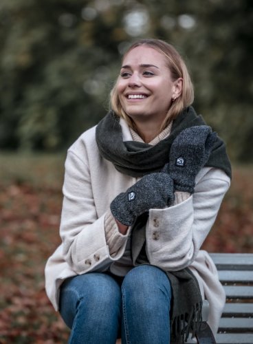 Hestra Basic Wool Mitten - Koks