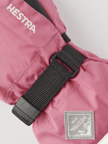 Hestra Gauntlet CZone Jr 5 Finger - Fuchsia/Ivory
