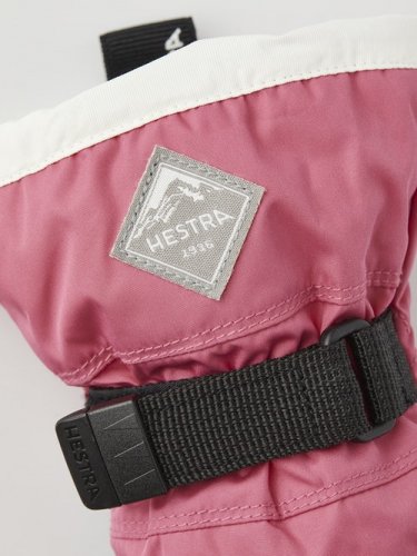 Hestra Gauntlet CZone Jr 5 Finger - Fuchsia/Ivory