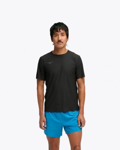 Hoka Men Airolite Short Sleeve 2.0 - Black