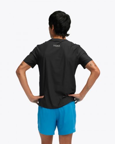 Hoka Men Airolite Short Sleeve 2.0 - Black