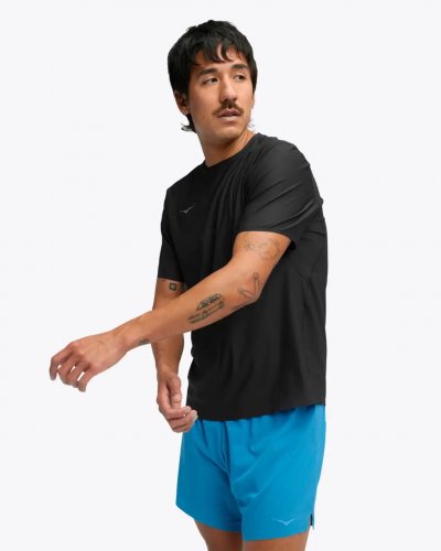 Hoka Men Airolite Short Sleeve 2.0 - Black