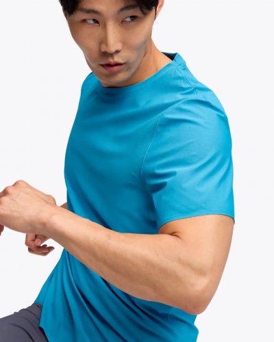 Hoka Men Airolite Short Sleeve 2.0 - Hoka Blue
