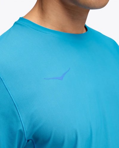 Hoka Men Airolite Short Sleeve 2.0 - Hoka Blue