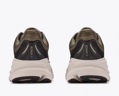 Hoka Men Bondi 9 Wide - Black / River Rock Grey