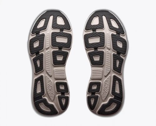 Hoka Men Bondi 9 Wide - Black / River Rock Grey