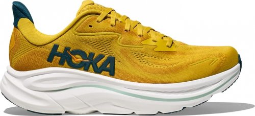 Hoka Men Clifton 10 - Yellow Gold / Tidal Wave