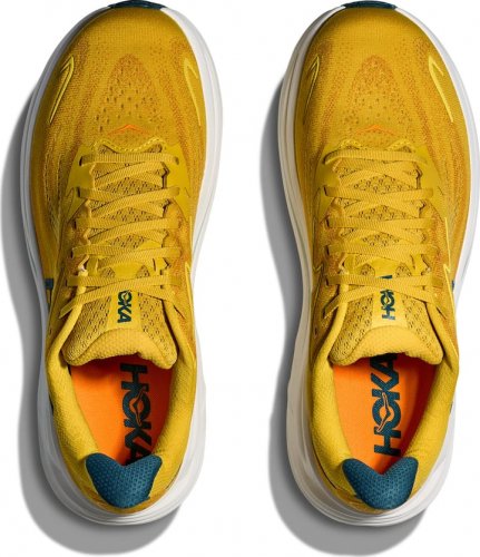 Hoka Men Clifton 10 - Yellow Gold / Tidal Wave