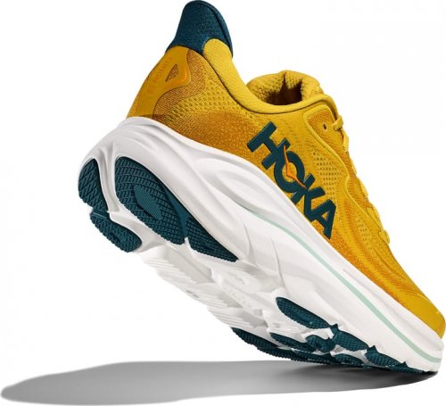 Hoka Men Clifton 10 - Yellow Gold / Tidal Wave