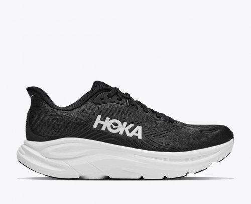 Hoka Men Clifton 11 Wide - Black / White
