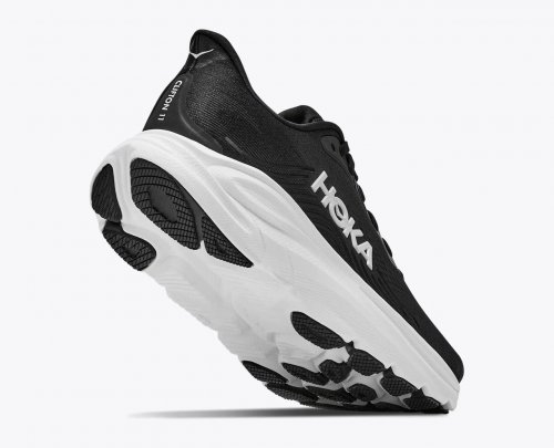 Hoka Men Clifton 11 Wide - Black / White