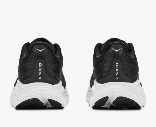 Hoka Men Clifton 11 Wide - Black / White