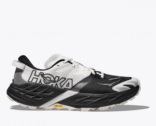 Hoka Men Speedgoat 7 Wide - Black / White
