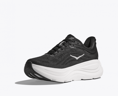 Hoka Men Bondi 9 Wide - Black / White