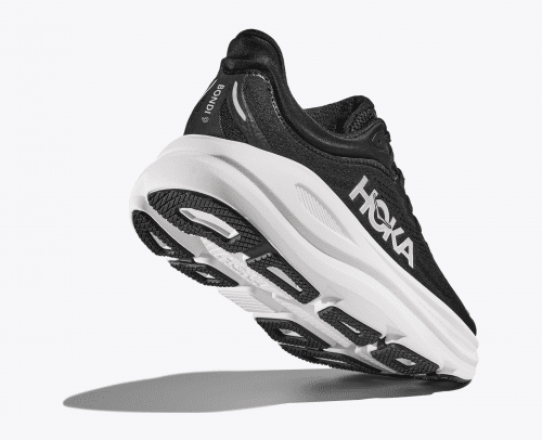 Hoka Men Bondi 9 Wide - Black / White