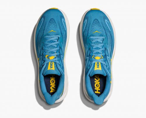 Hoka Men Clifton 10 Wide - Alpine Blue / Foggy Night