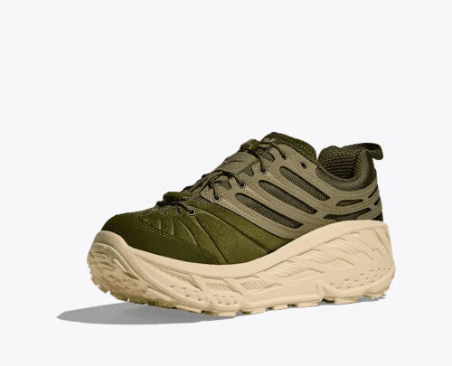 Hoka U Elite Terrain System Stinson EVO OG - Moss Green / Wild Mushroom