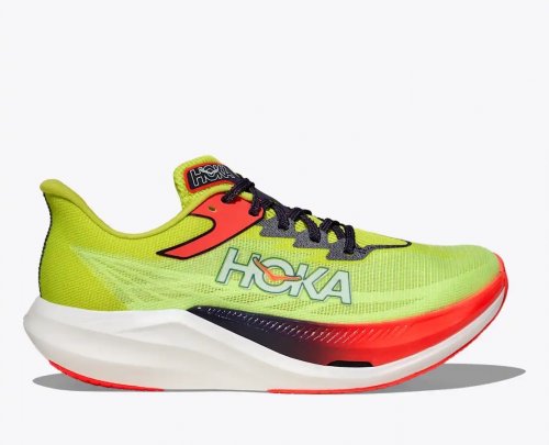 Hoka U Rocket X 3 - Neon Yuzu / Squid Ink