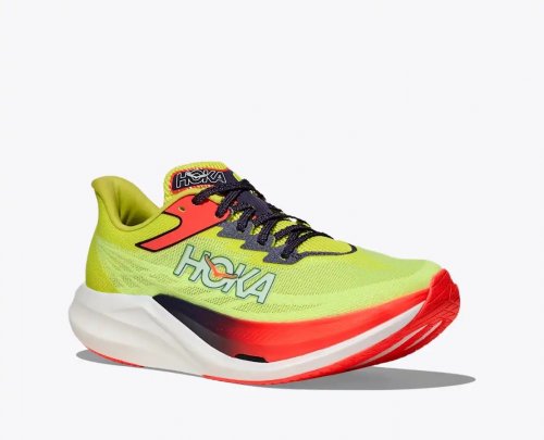Hoka U Rocket X 3 - Neon Yuzu / Squid Ink