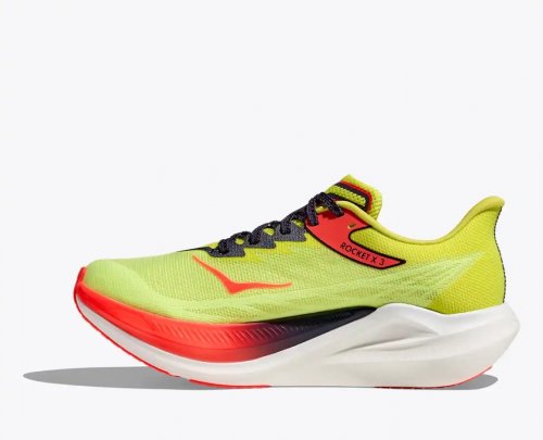 Hoka U Rocket X 3 - Neon Yuzu / Squid Ink