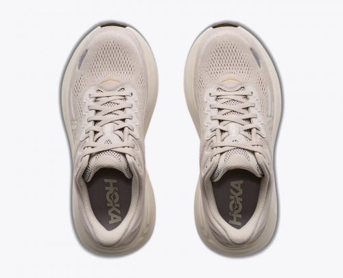 Hoka Women Bondi 9 - River Rock Grey / Alabaster