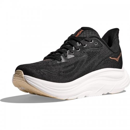 Hoka Women Clifton 10 - Black / Rose Gold