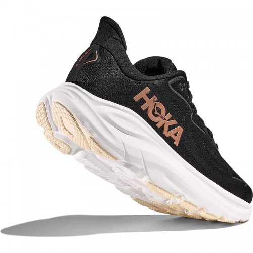 Hoka Women Clifton 10 - Black / Rose Gold